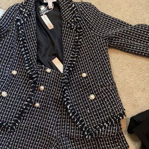 Tweed set- shorts with blazer